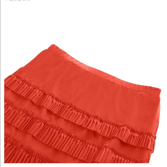 Pleated Ruffle Skirt - Picture 2 of 7
